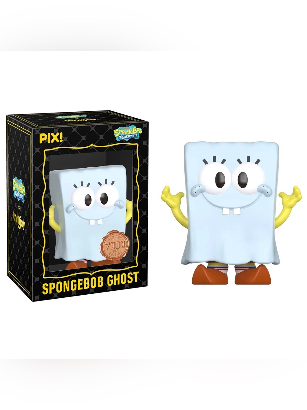 SpongeBob SquarePants Thrilljoy Pix! Ghost Vinyl Figure Limited Edition 7000pcs